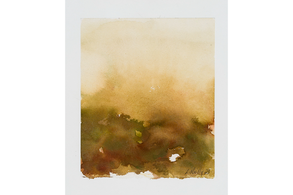 Transported XXVI, Watercolour on Saint Armand, 5x6 in.